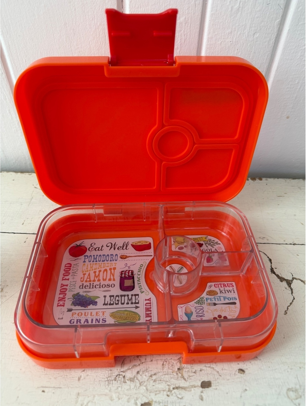 Yumbox Orange Leakproof Bento Lunch Box with Divided Compartments